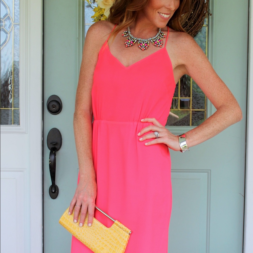 J Crew Pink Maxi Dress